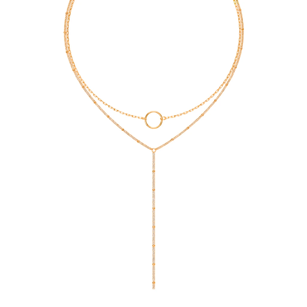 Колье  из серебра с позолотой