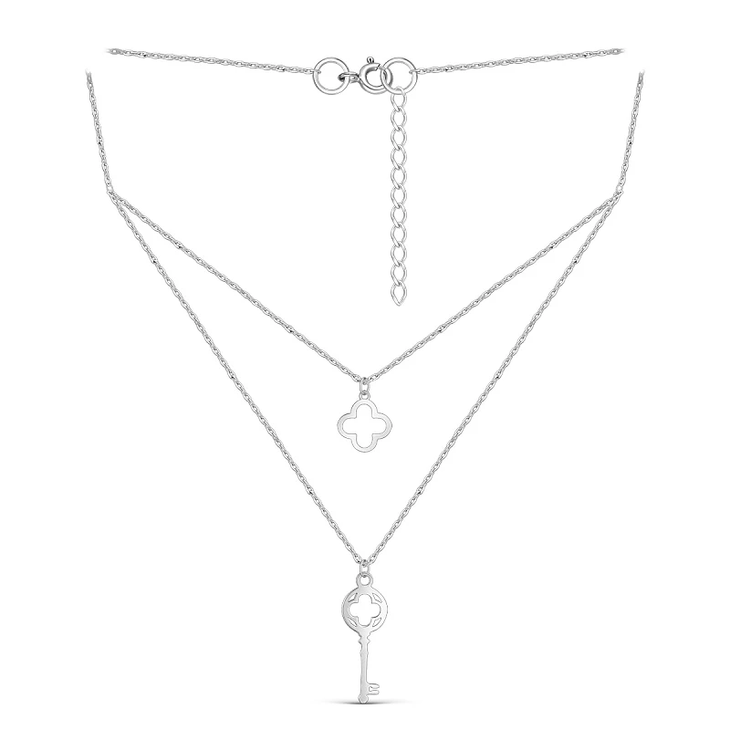 Колье  серебряное