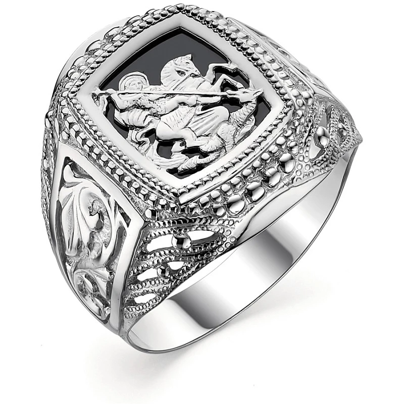 Кольцо  серебряное с фианитом