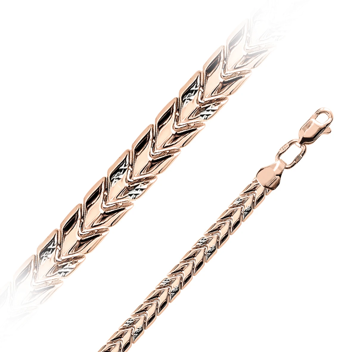 Браслет  из красного золота