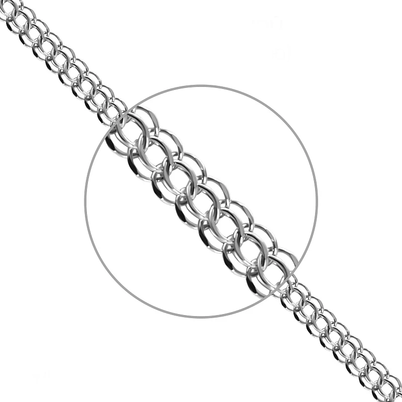 Цепь  серебряная