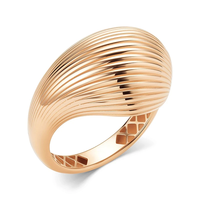 Кольцо  из красного золота