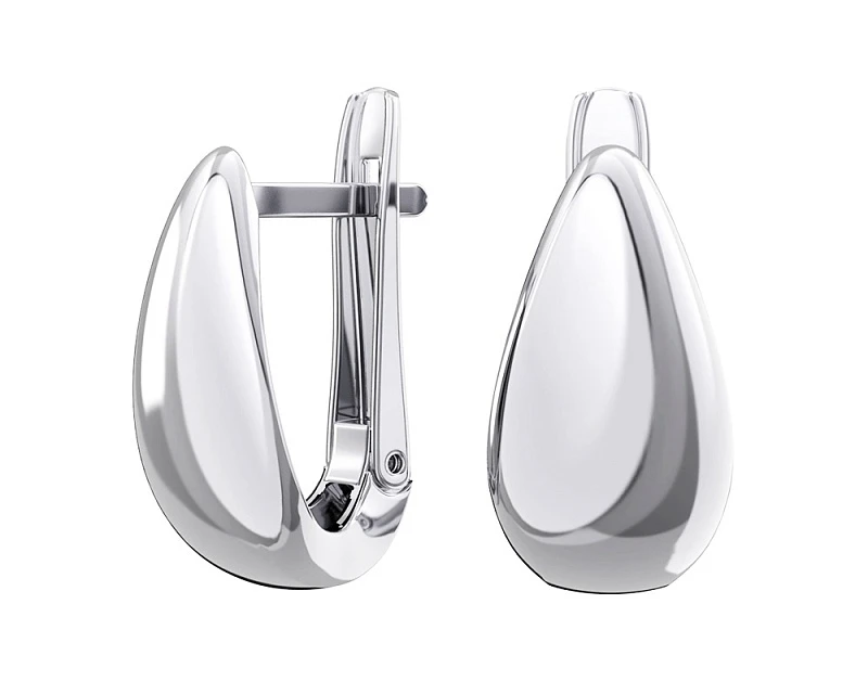 Серьги  серебряные