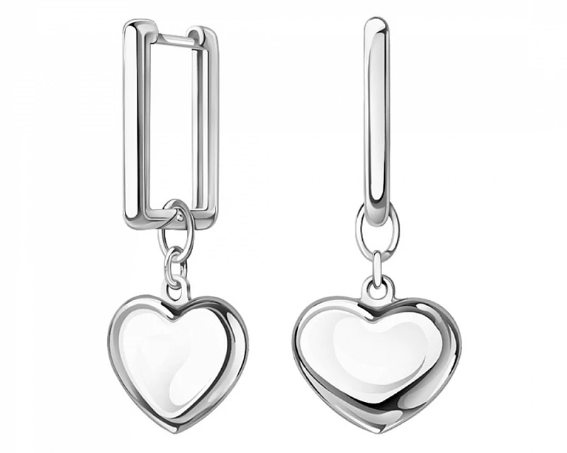 Серьги  серебряные