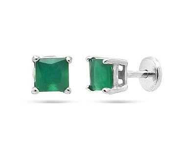 Серьги серебряные