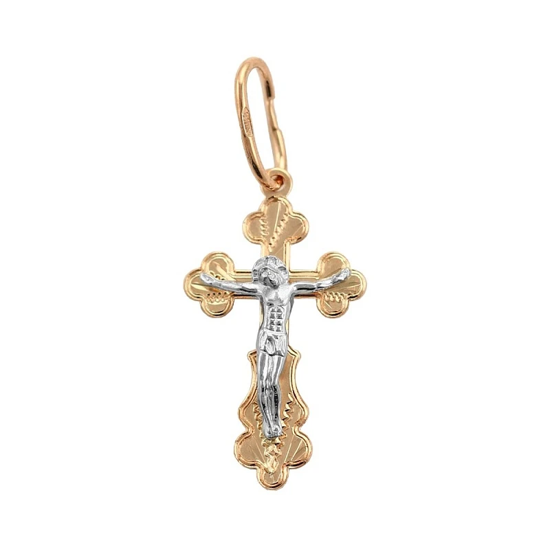 Подвеска  из комбинированного золота