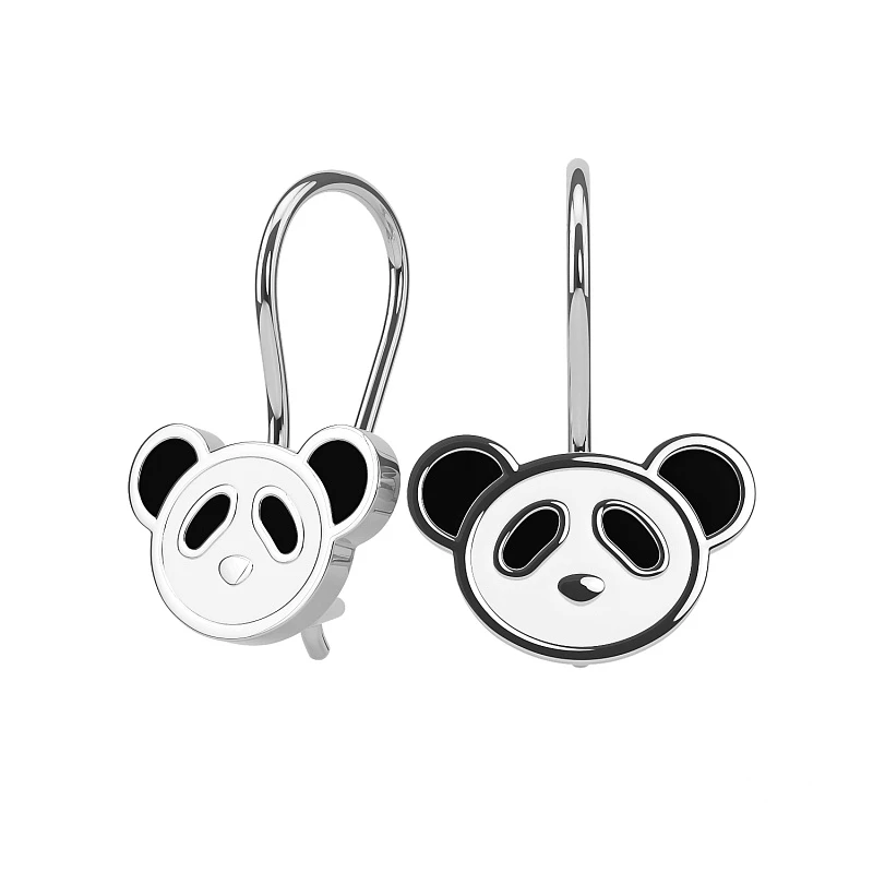 Серьги  из красного золота