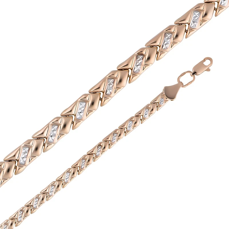 Браслет  из красного золота