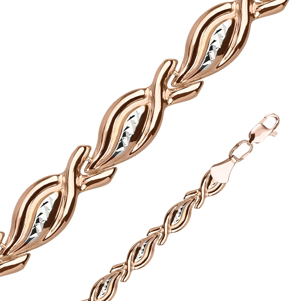 Браслет  из красного золота