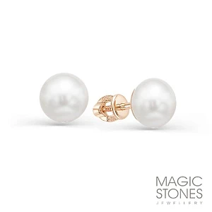 Серьги «MAGIC STONES» золотые