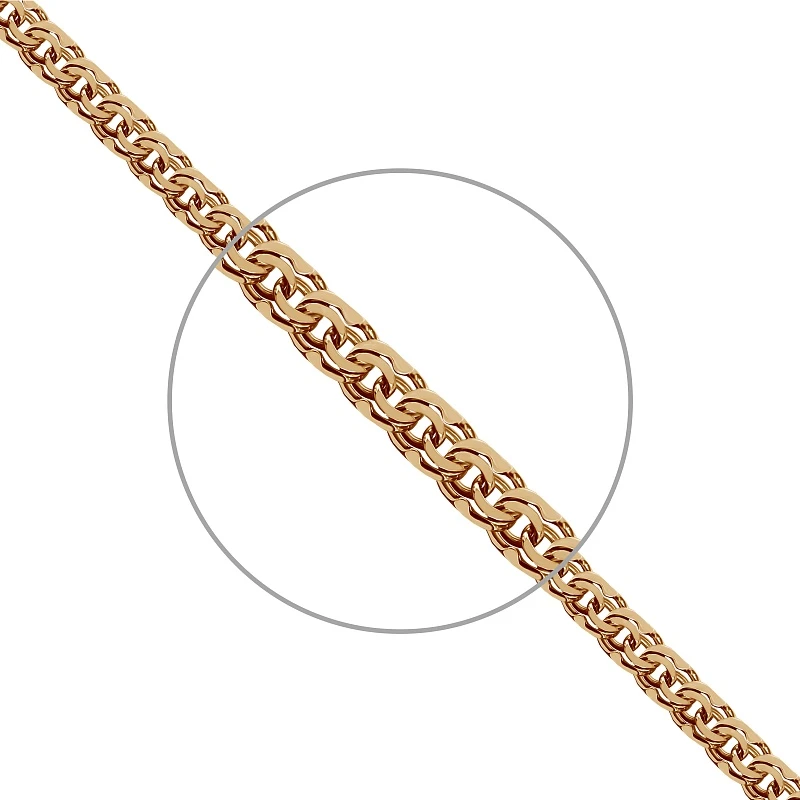 Цепь  из красного золота