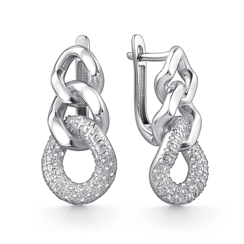 Серьги «Grigoriev» серебряные