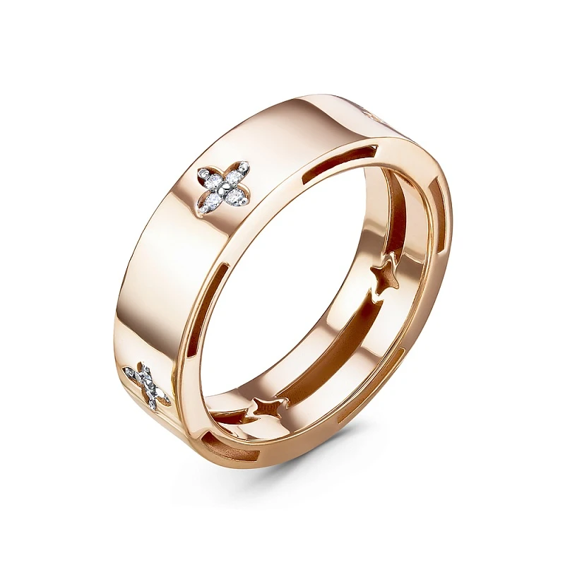 Кольцо «BERGER» золотое