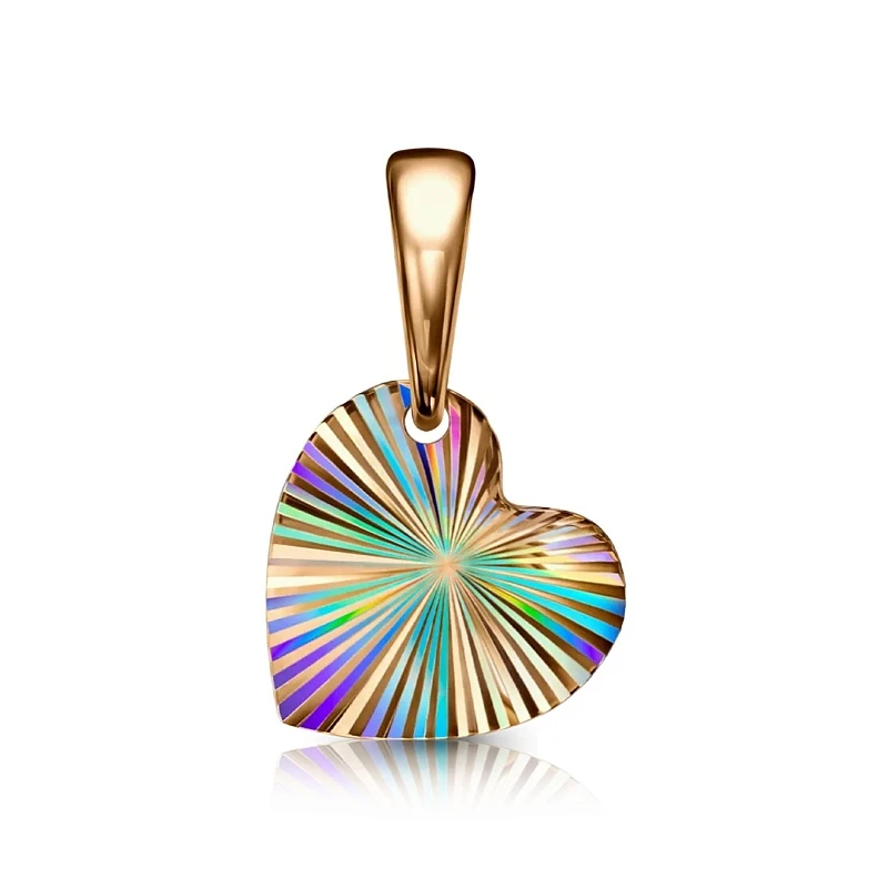 Подвеска  из красного золота