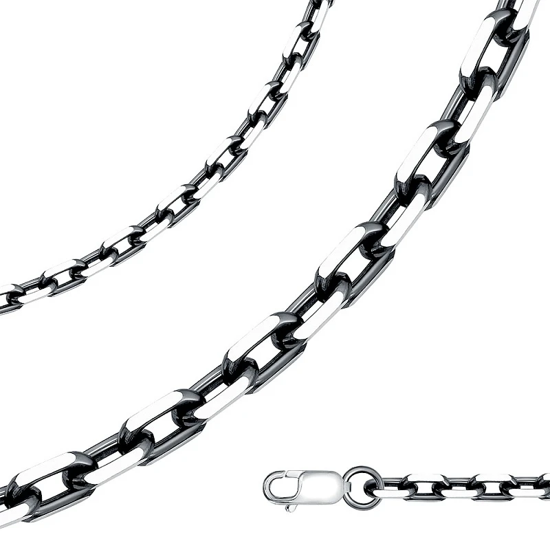 Цепь  серебряная