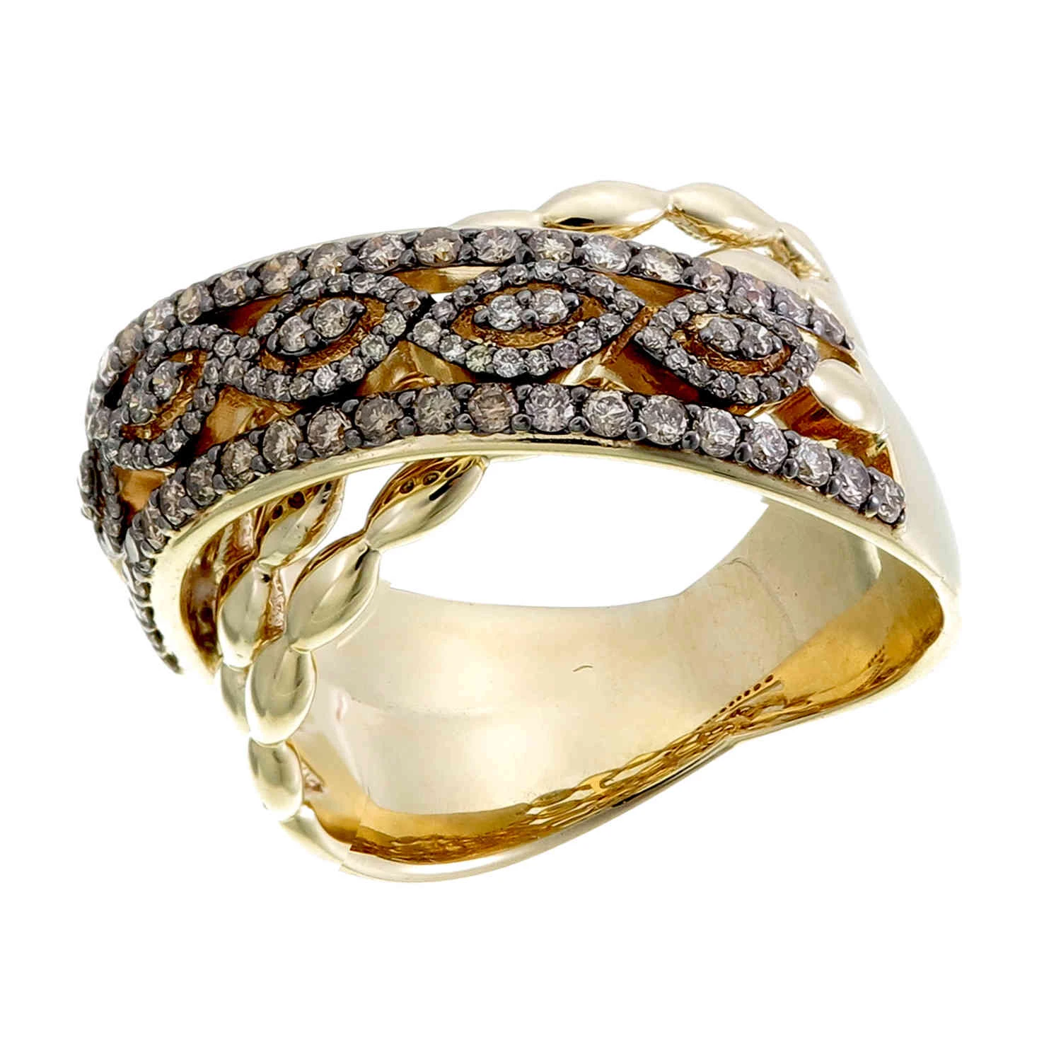 Кольцо  золотое с природным бриллиантом