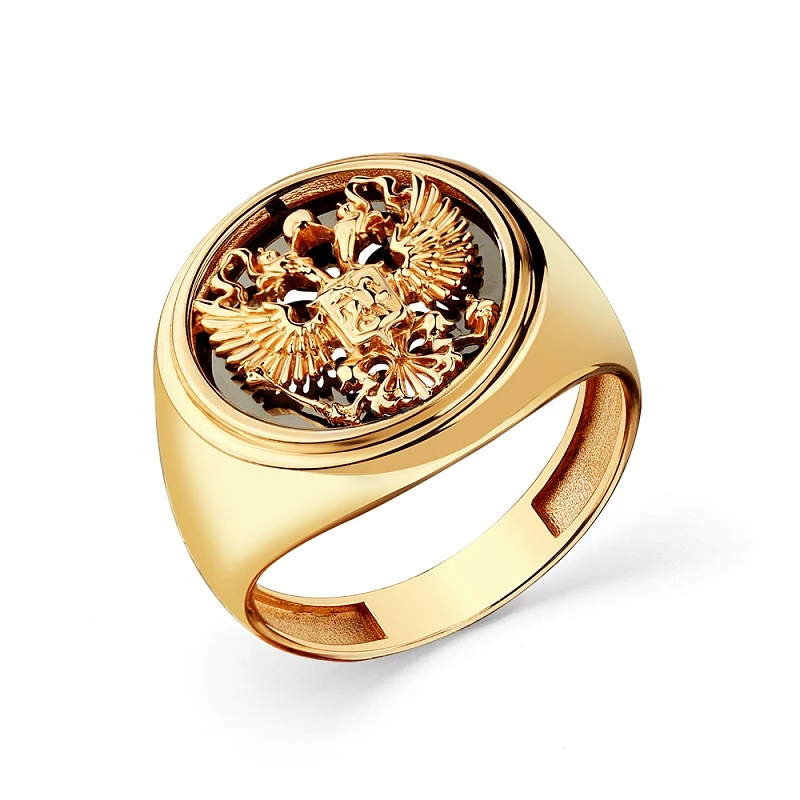 Кольцо  из красного золота