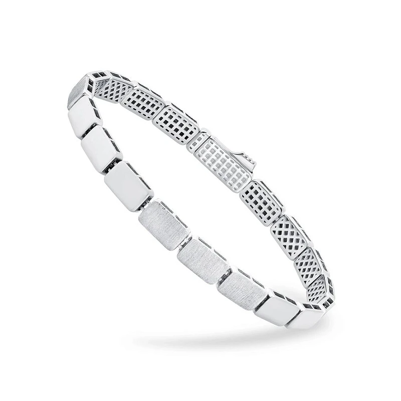 Браслет  серебряный