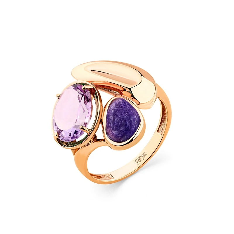 Кольцо «MAGIC STONES» золотое