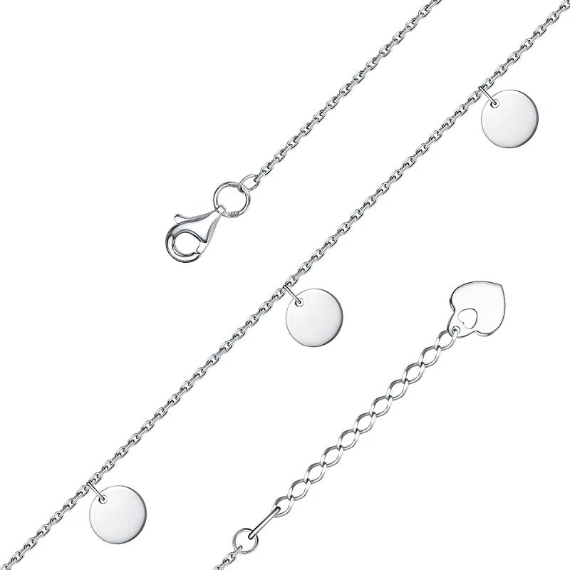 Браслет  серебряный