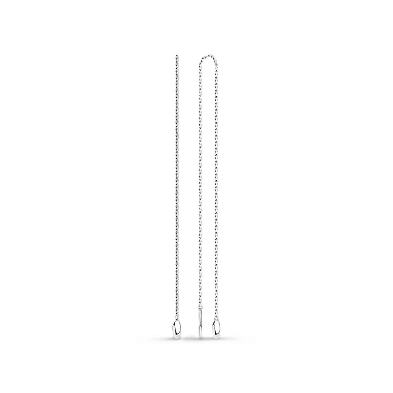 Серьги  серебряные