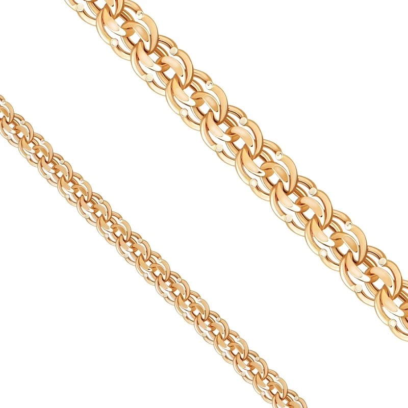 Цепь «KARATOV» золотая