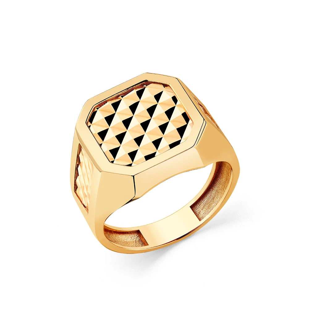 Кольцо  из красного золота