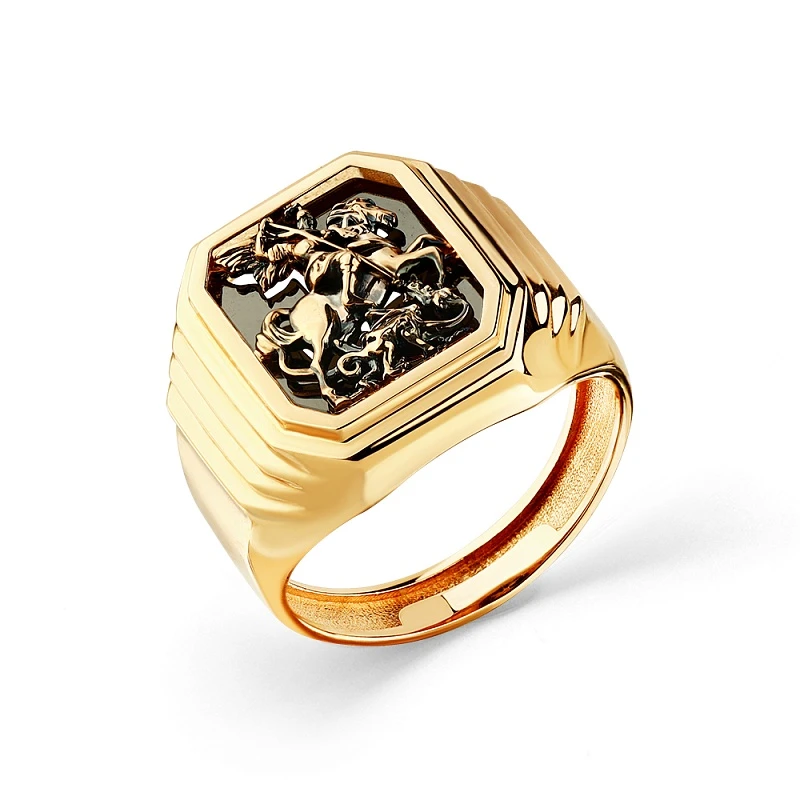 Кольцо  из красного золота