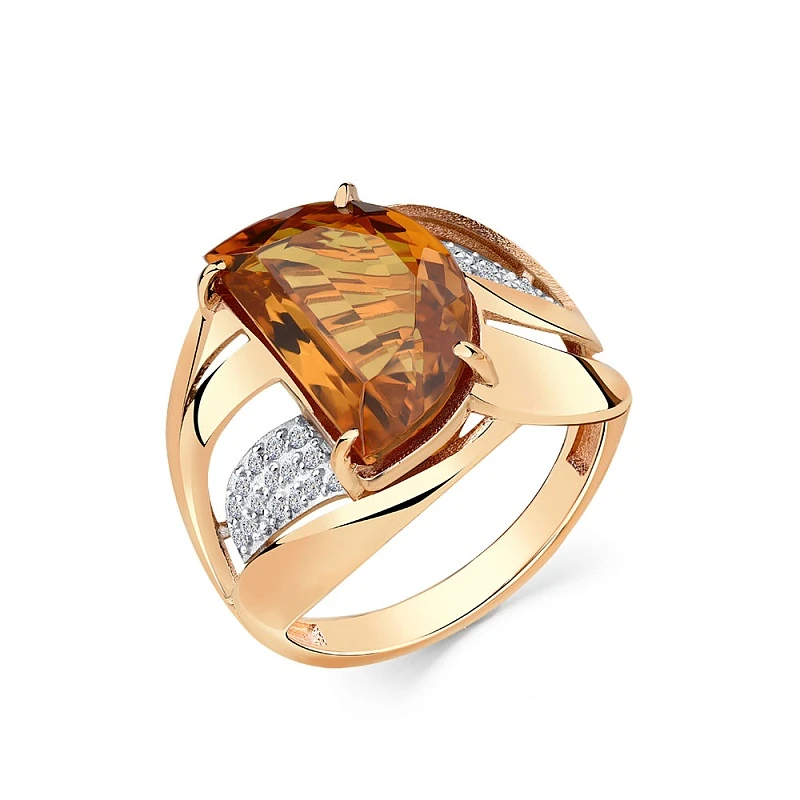 Кольцо «MAGIC STONES» золотое