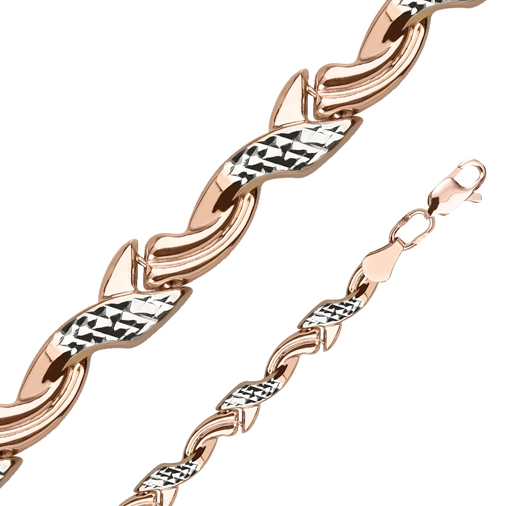 Браслет  из красного золота