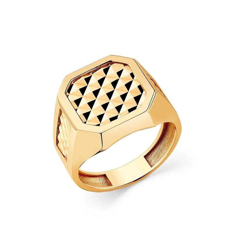 Кольцо  из красного золота