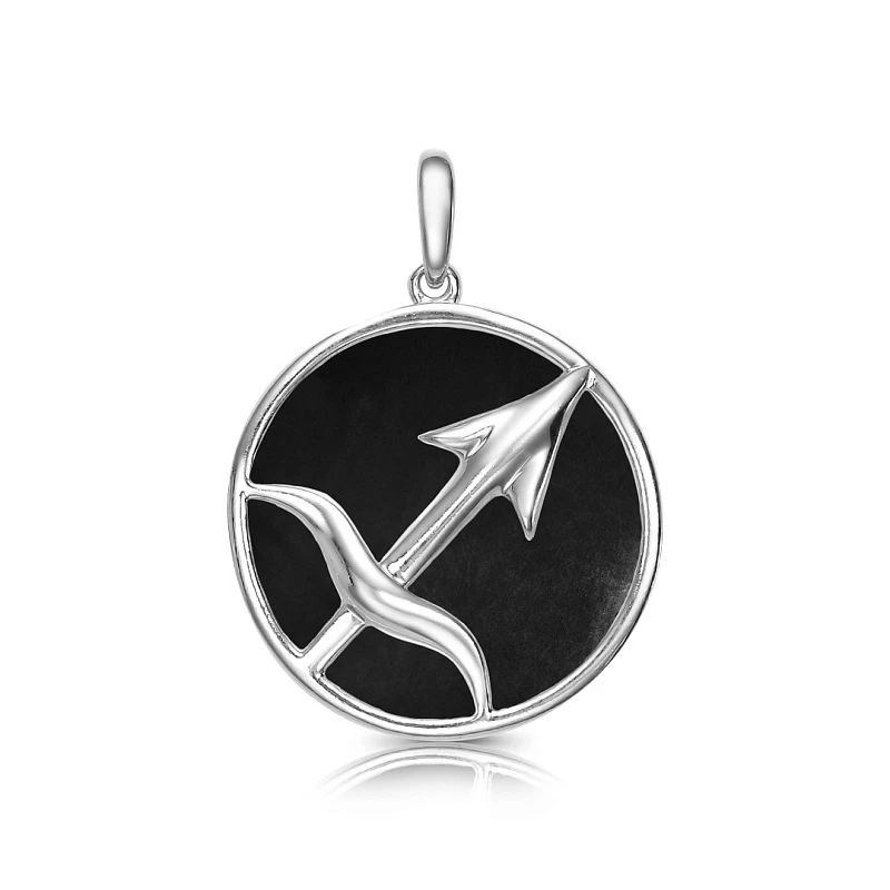 Подвеска  серебряная с агатом