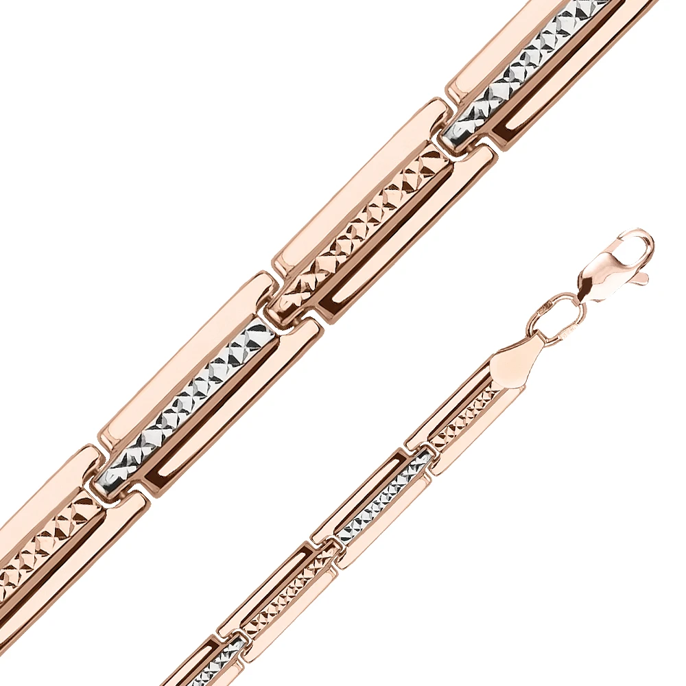 Браслет  из красного золота