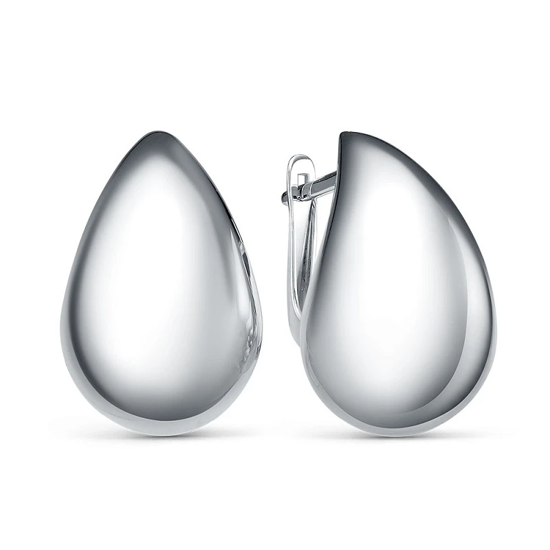 Серьги «BERGER» серебряные