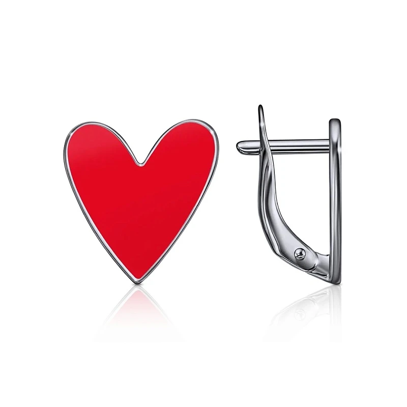 Серьги  серебряные