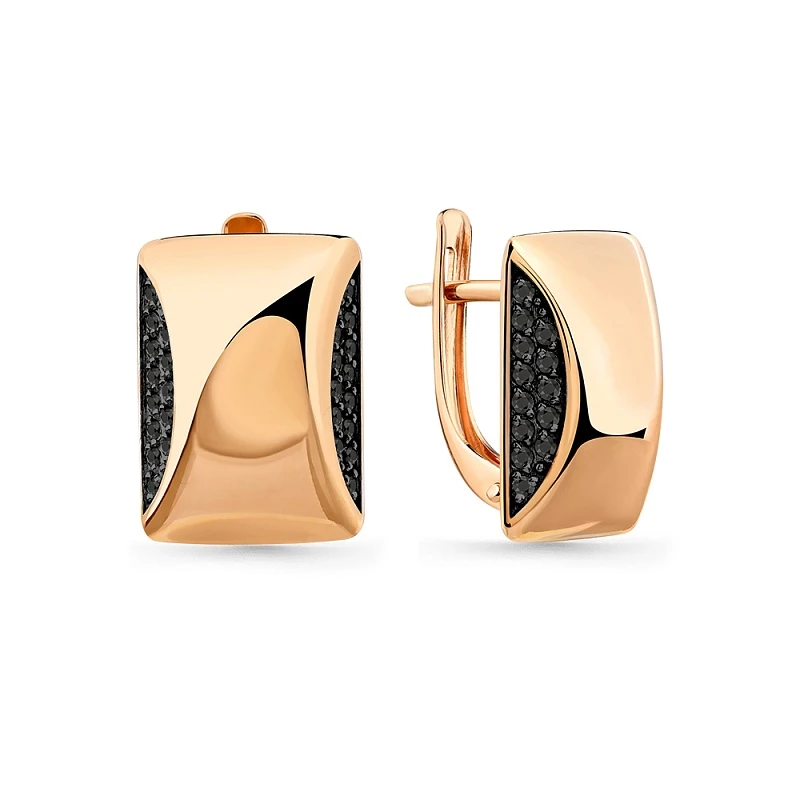 Серьги «Мастер Бриллиант» золотые