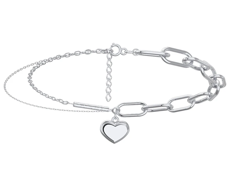 Браслет  серебряный