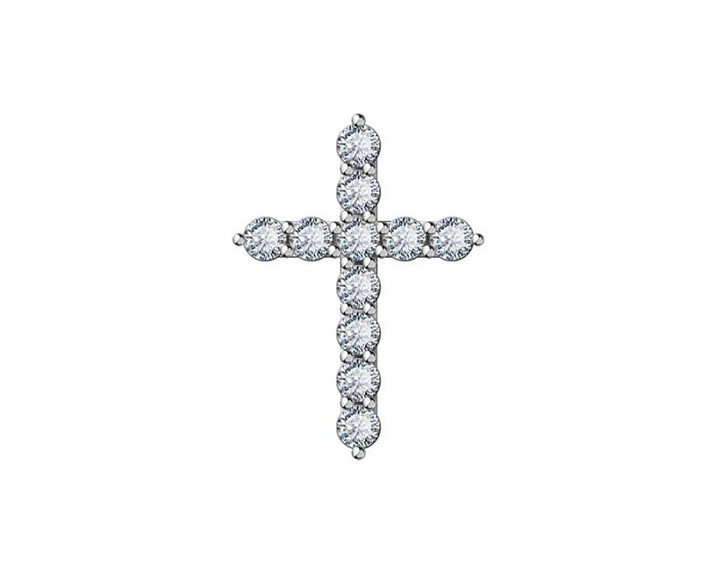 Подвеска  серебряная с фианитом