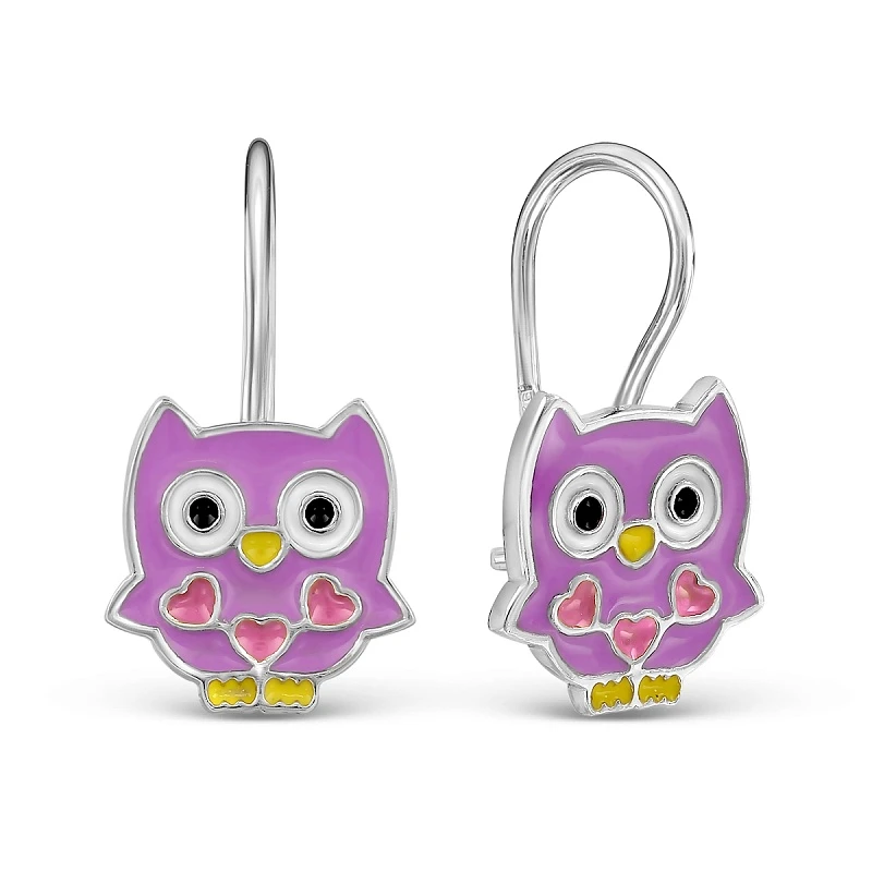 Серьги  серебряные