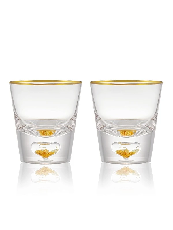 Посуда  с сусальным золотом