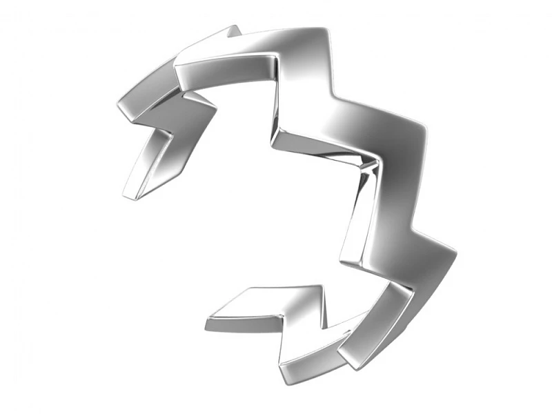 Пирсинг  серебряный