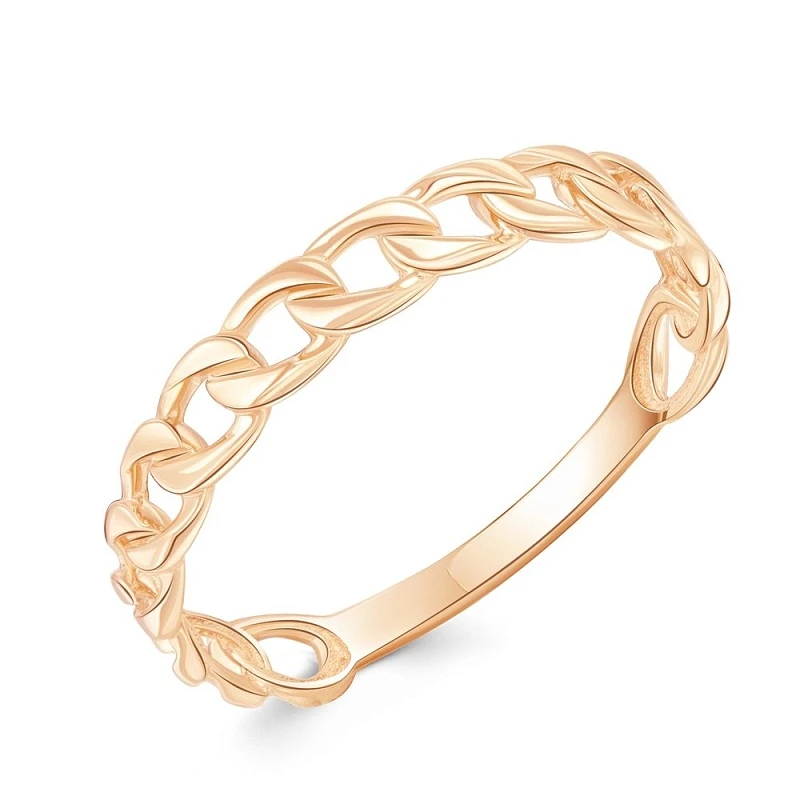 Кольцо  из красного золота