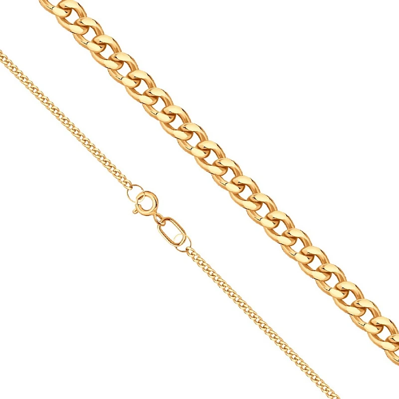 Цепь  из красного золота