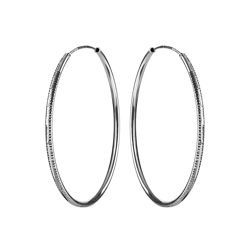 Серьги  серебряные