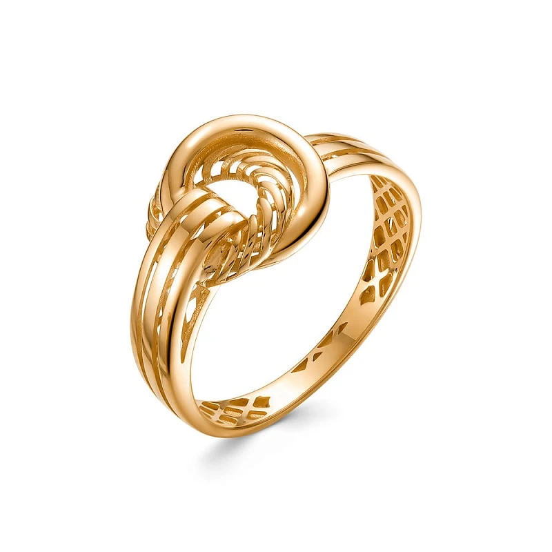 Кольцо  из красного золота