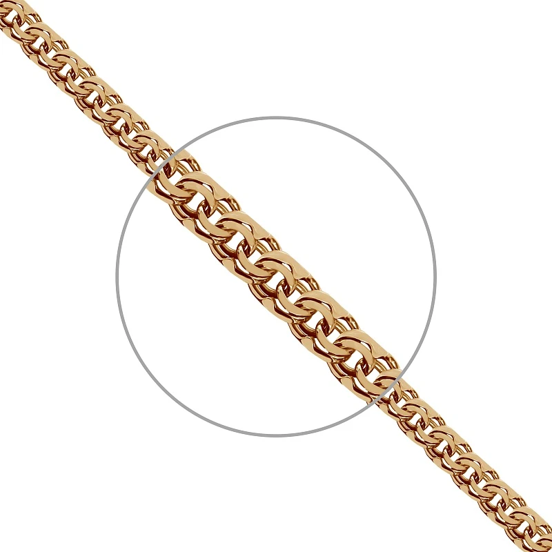 Цепь  из красного золота